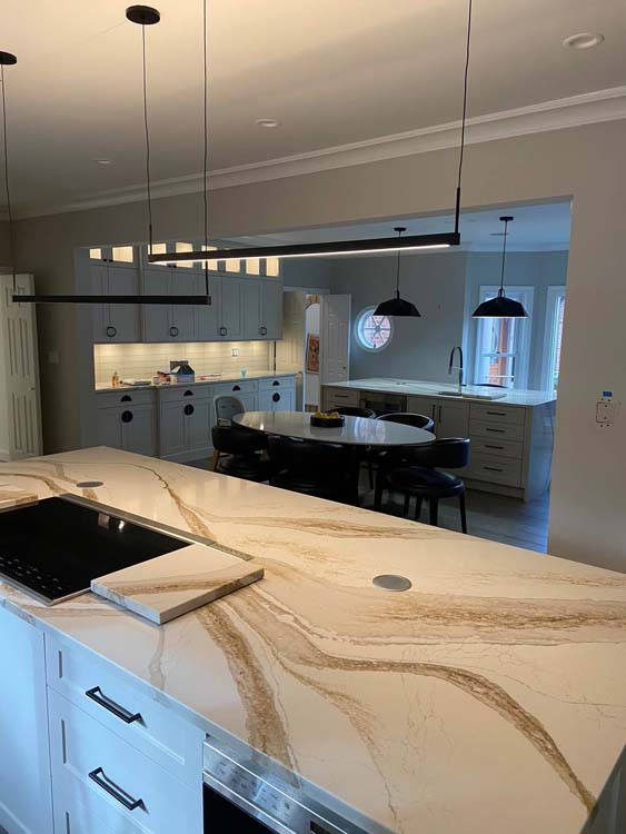Professionally installed smart lighting system in a Maryland home