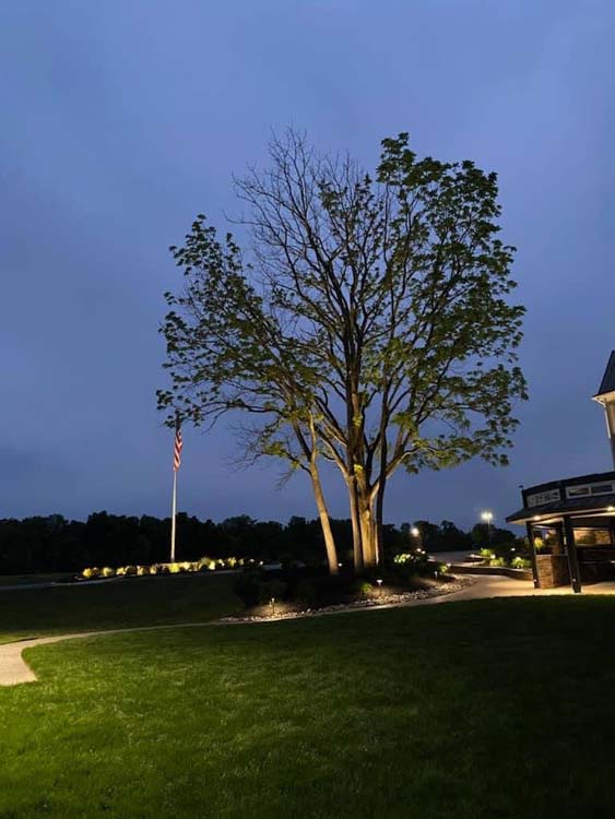 Residential electrician installing recessed lighting in a Cecil County, Maryland home